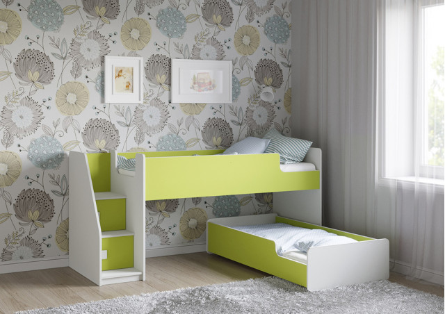 Детская выкатная кровать Легенда К402.41 в Волжске